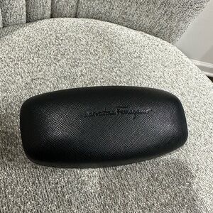 🔔Salvatore Ferragamo Textured Black Eyewear Case